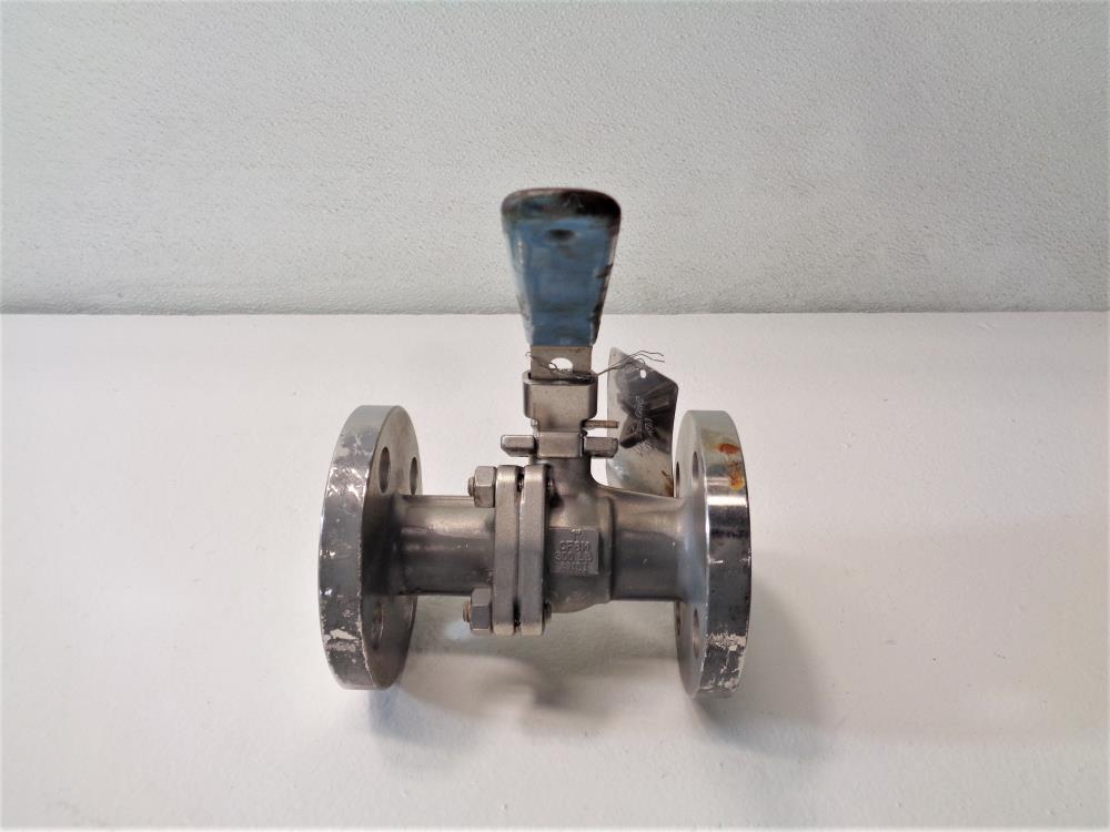 Milwaukee 1" 300# CF8M 2-Pc Full Port Ball Valve F20SS300F